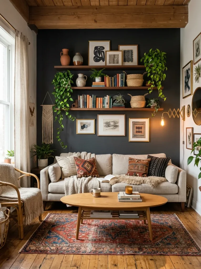 Floating Wooden Shelves