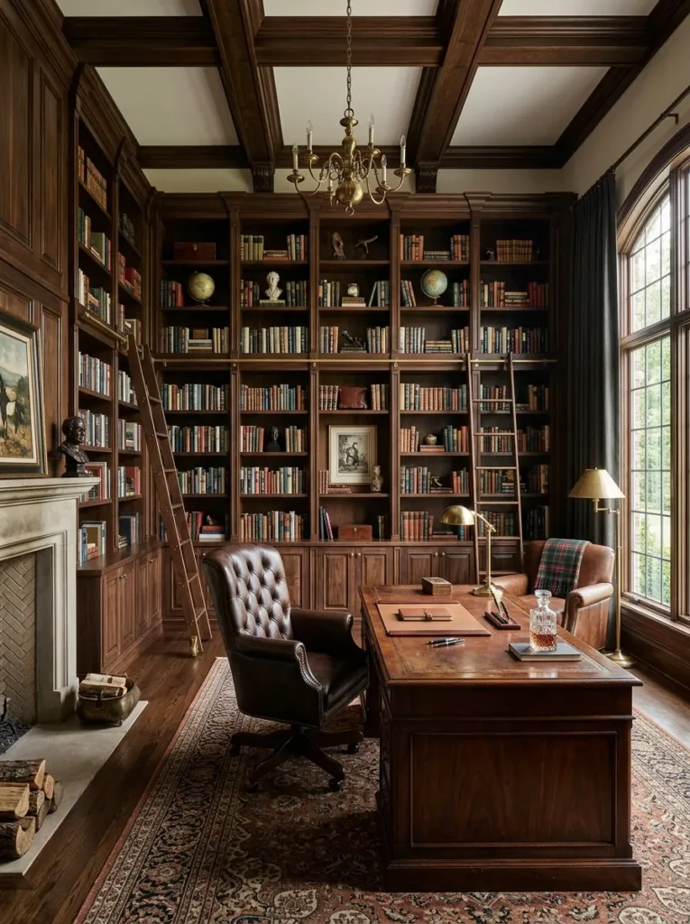 Floor-To-Ceiling Bookshelves