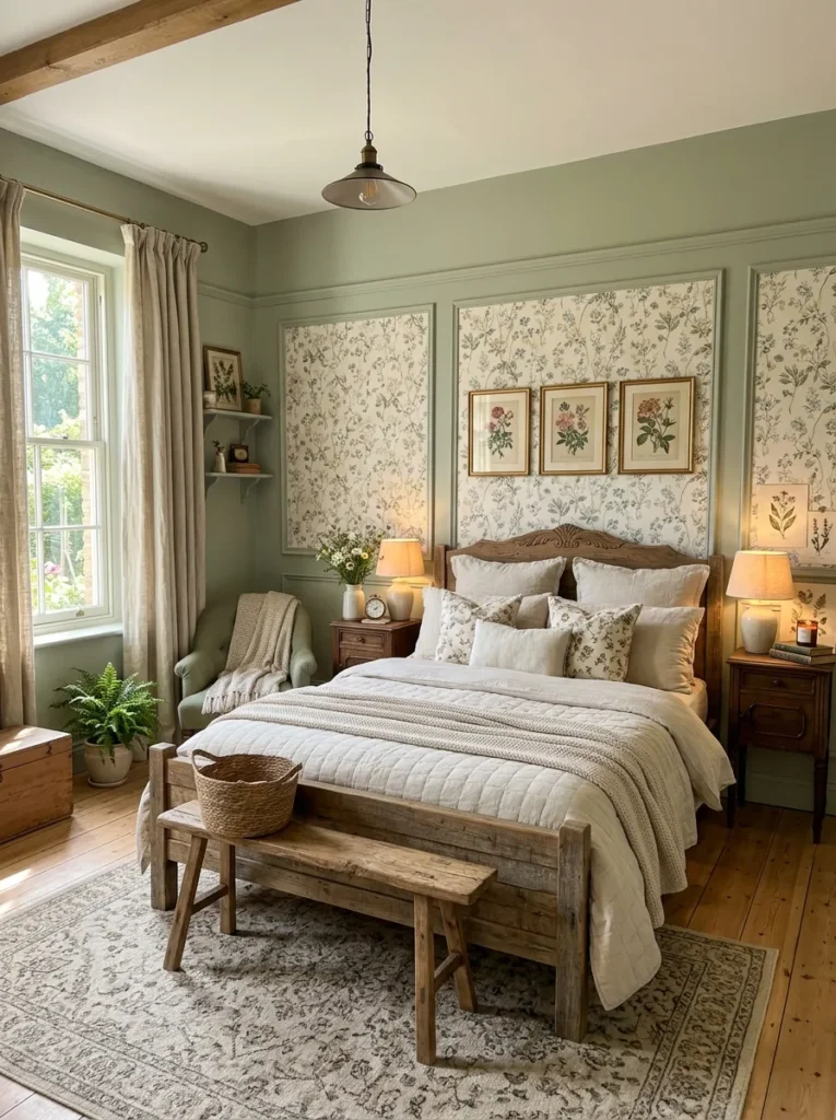 Floral Wallpaper Panels