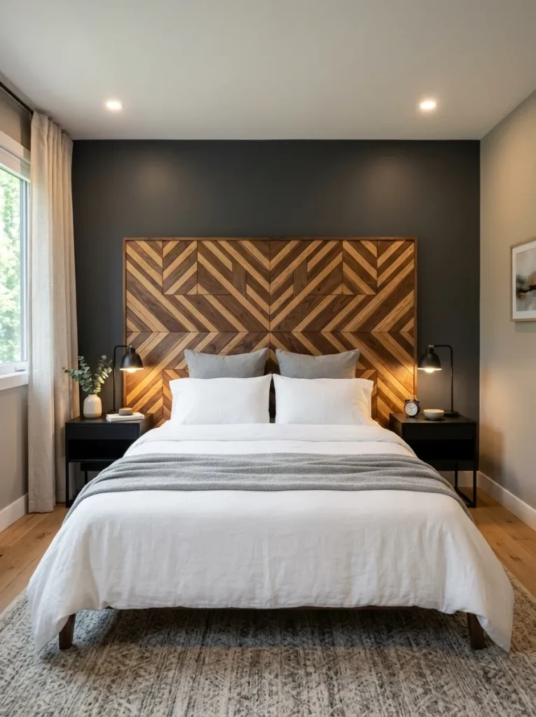 Geometric Wood Pattern