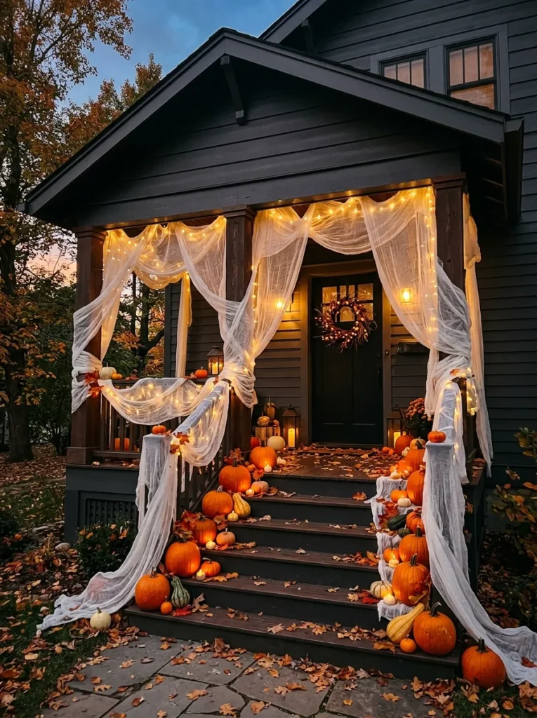 Ghostly Porch Drapes