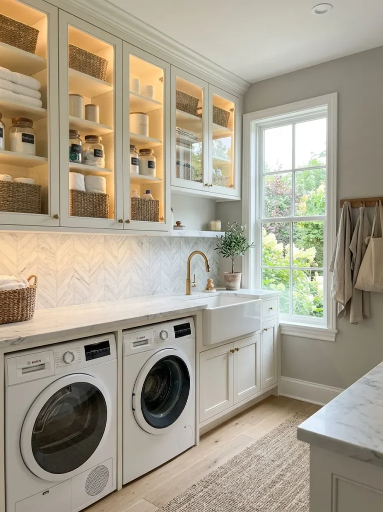 Glass Cabinet Storage