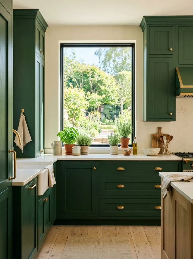 Green Window Wall
