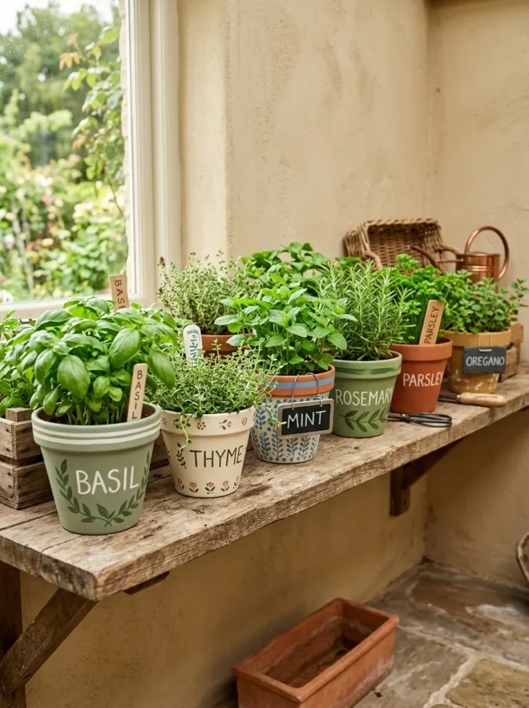 Herb Garden Pots