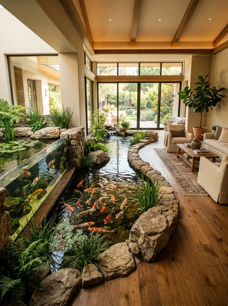 Indoor Koi Pond