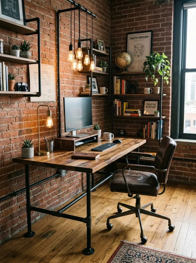 Industrial Pipe Desk