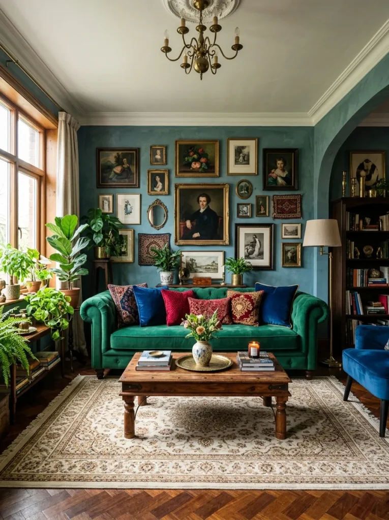 Jewel-Tone Sofa