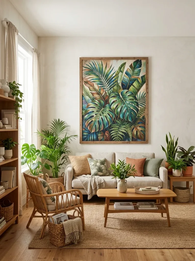 Large Tropical Artwork