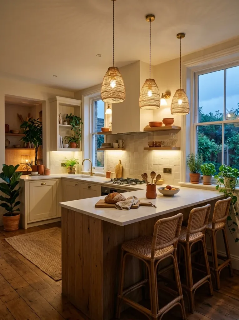 Layered Boho Lighting