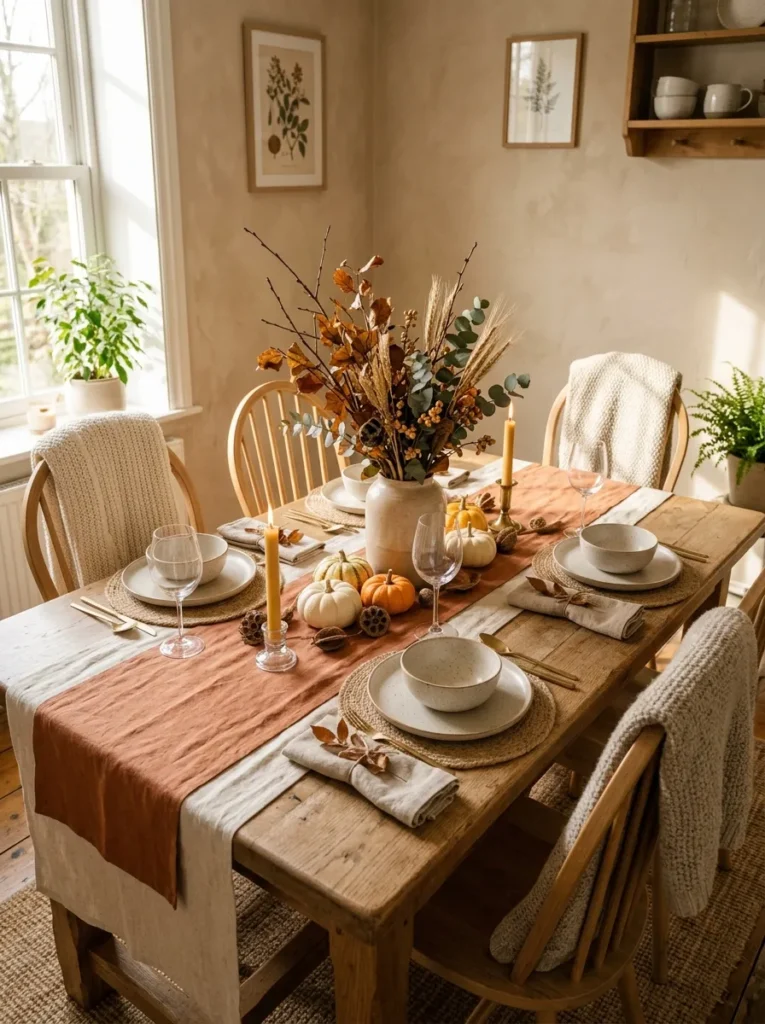 Layered Linen Runner