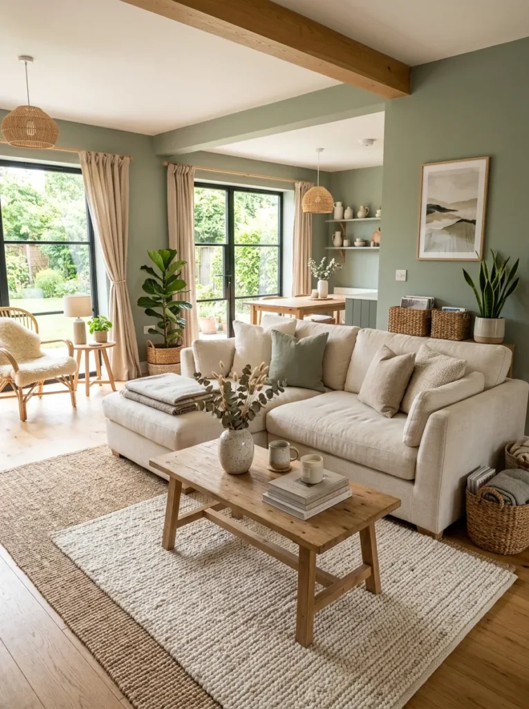 Layered Neutral Rugs