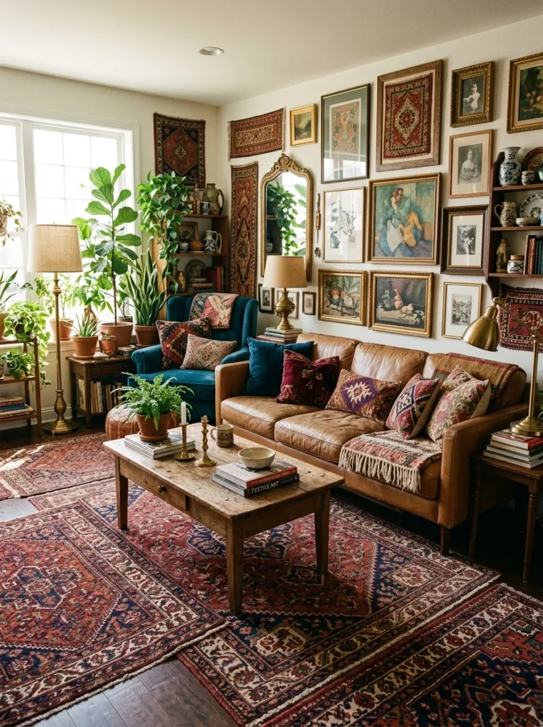 Layered Persian Rugs