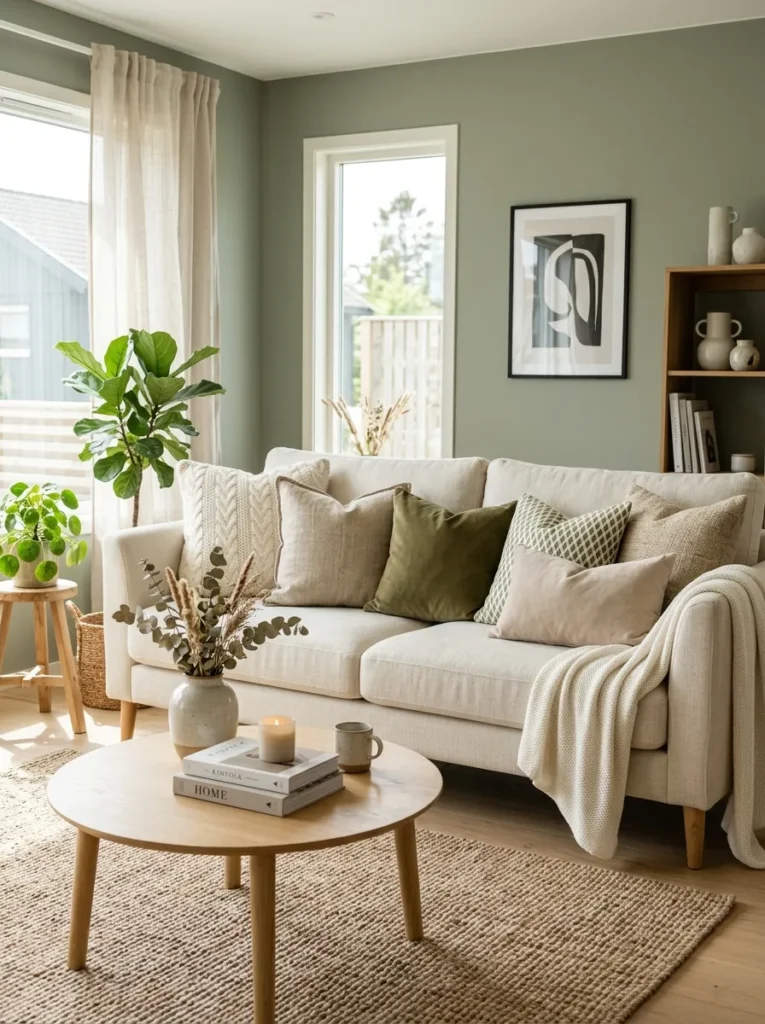 Layered Throw Pillows