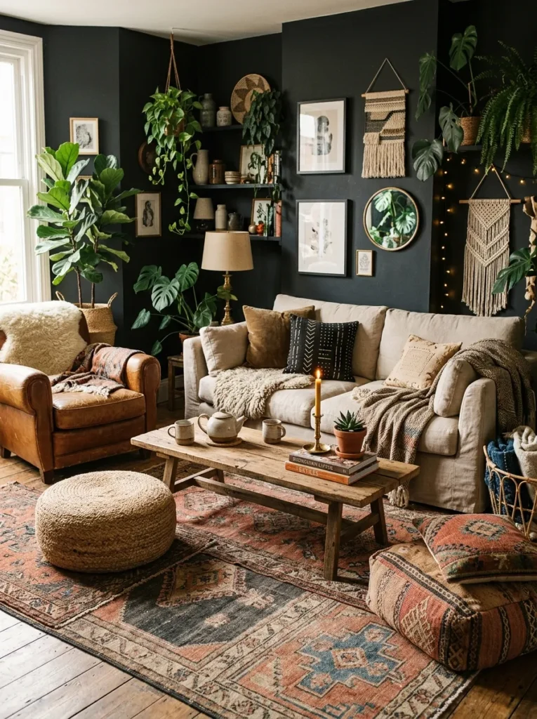 Layered Vintage Rugs