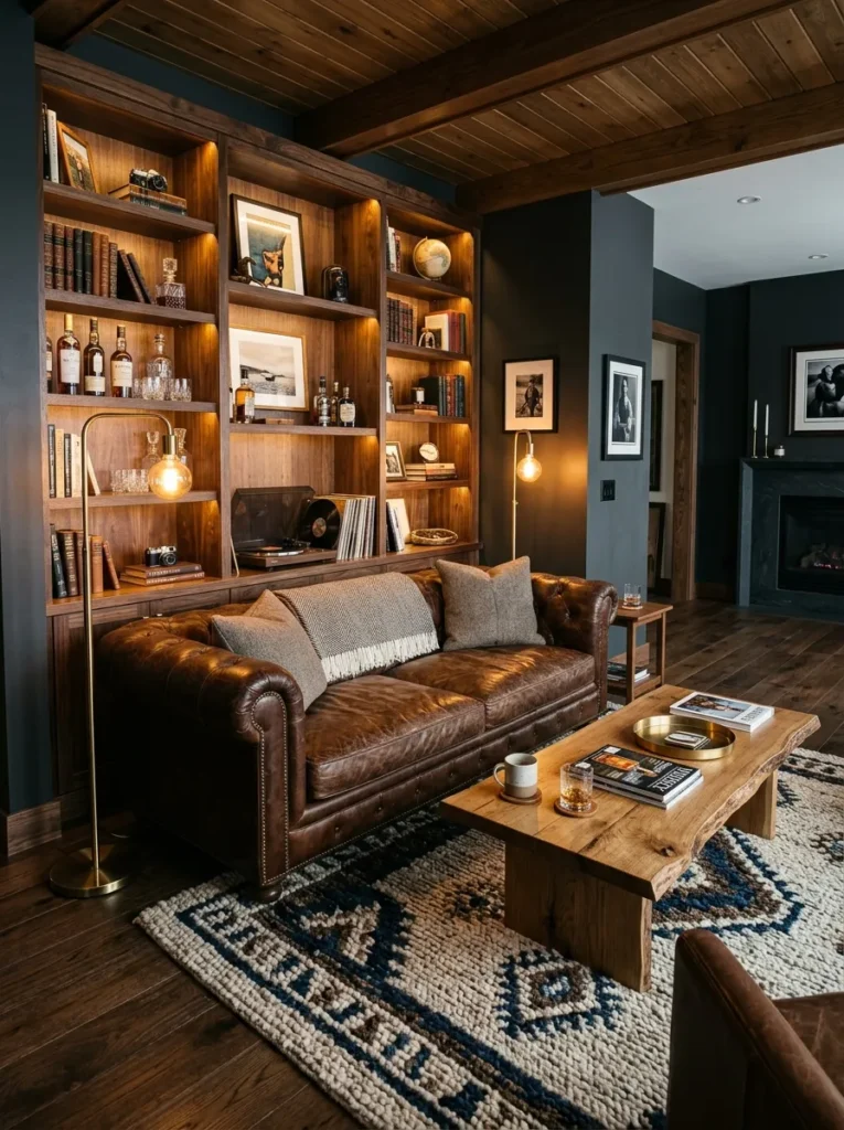 Leather Lounge Corner