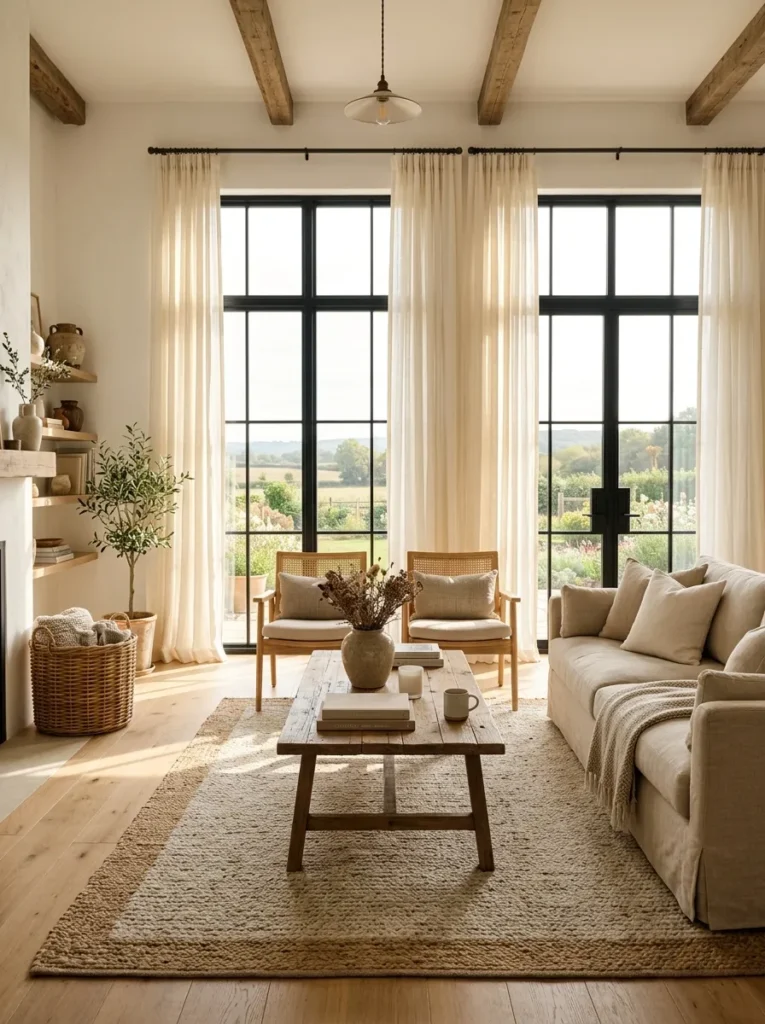 Linen Window Curtains
