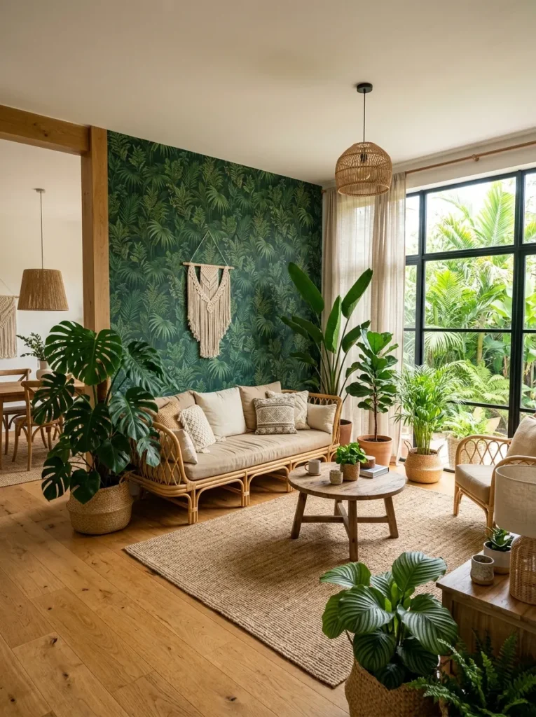 Lush Green Walls