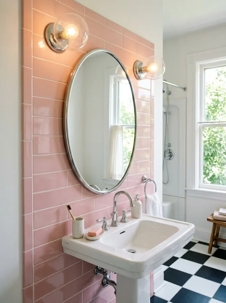 Mid-Century Wall Mirror