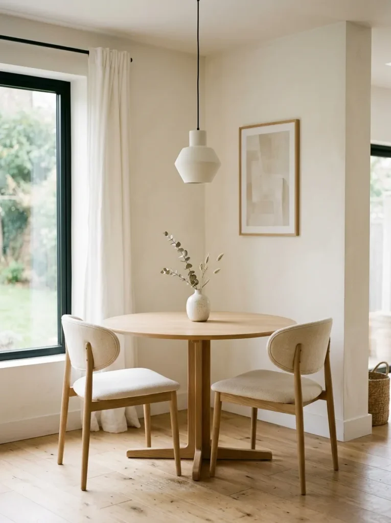 Minimalist Corner Dining