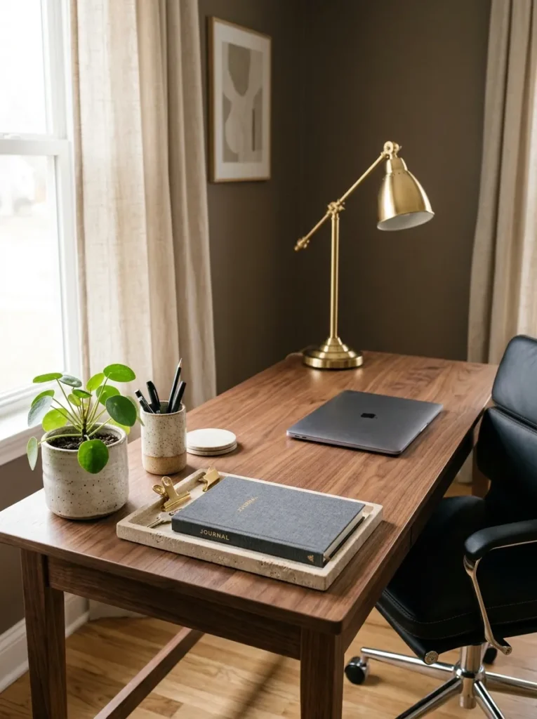 Minimalist Desk Styling