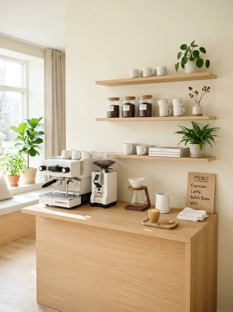 Minimalist Open Shelving