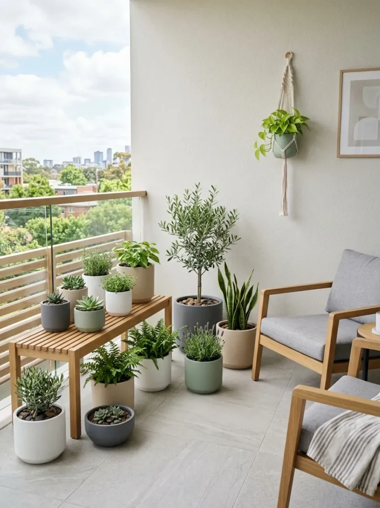 Minimalist Painted Pots