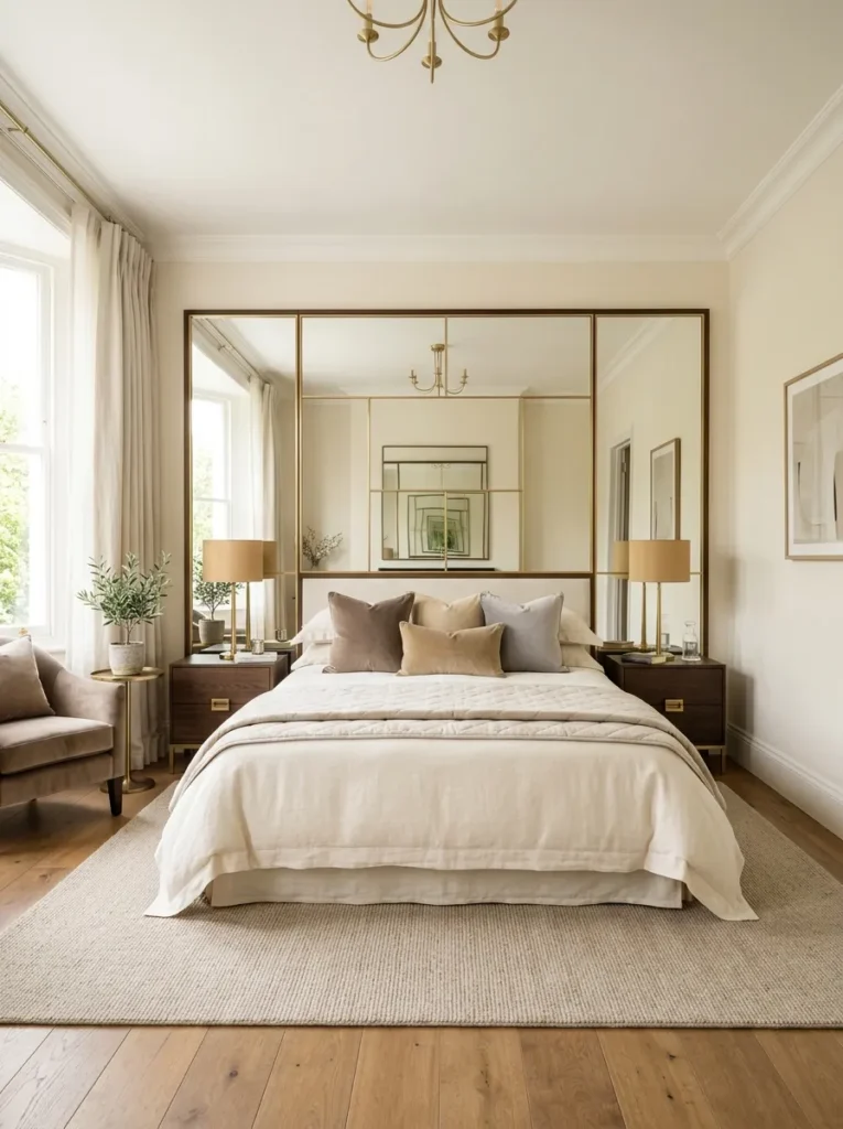 Mirror Panel Headboard