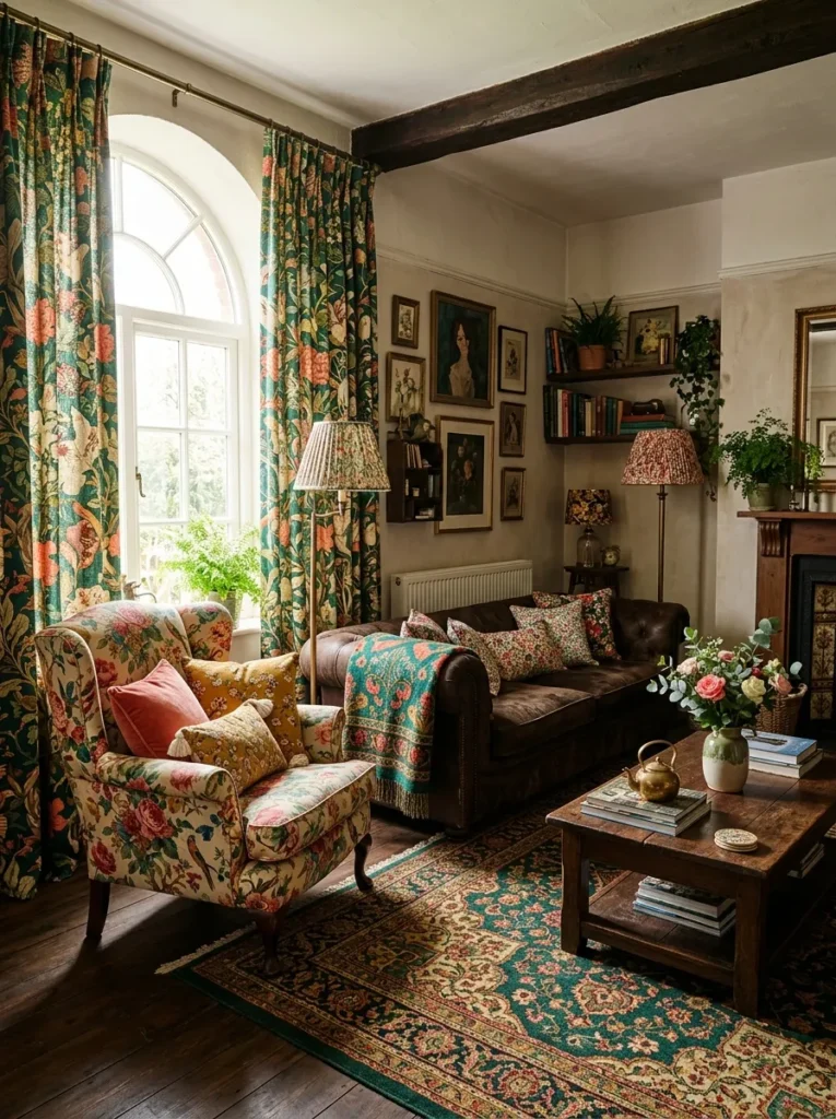 Mixed Floral Textiles