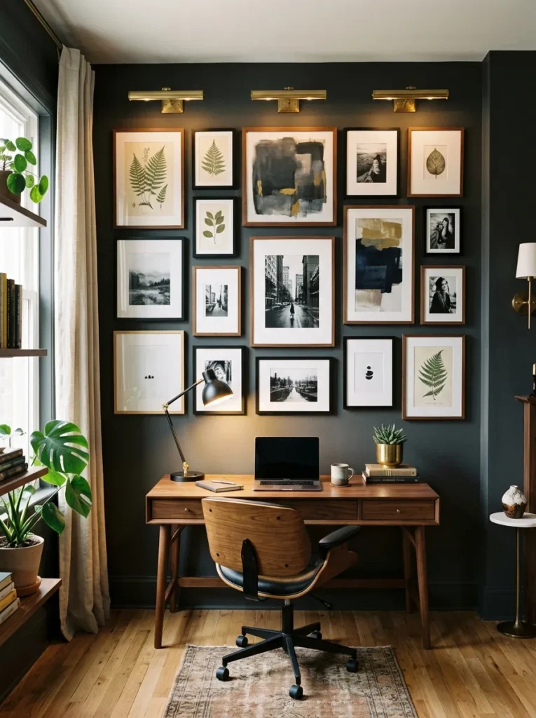 Moody Gallery Wall