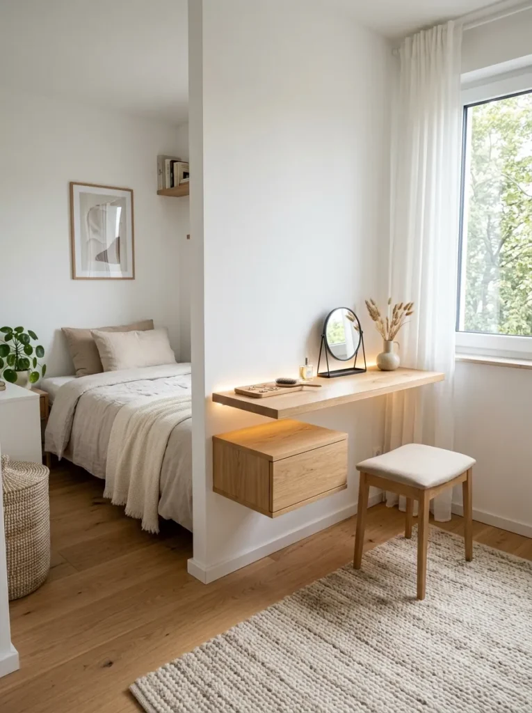 Narrow Floating Desk