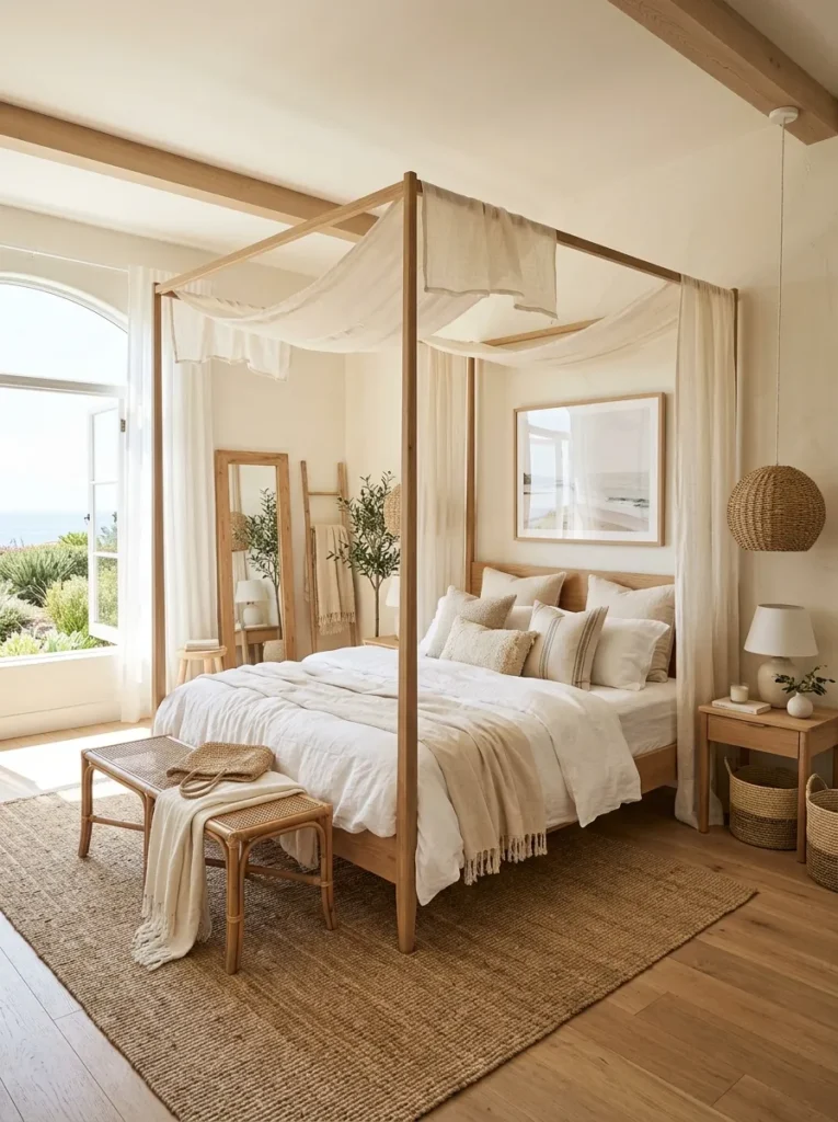 Natural Canopy Bed