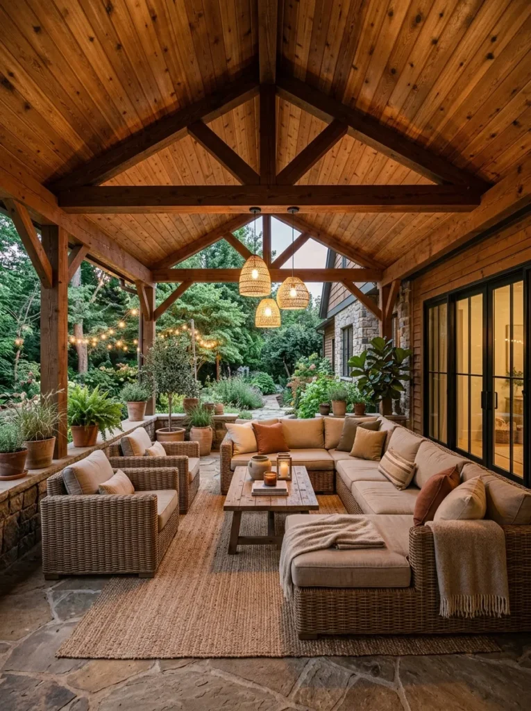 Natural Wood Ceiling