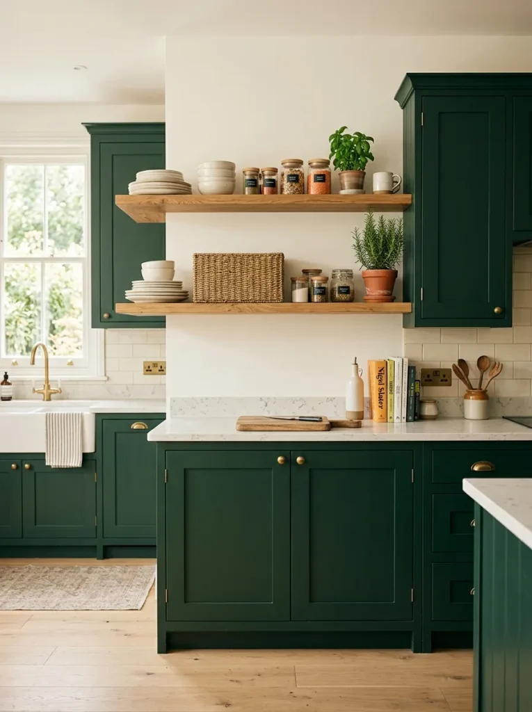 Open Shelving Contrast