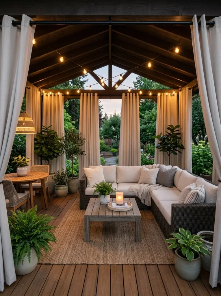 Outdoor Curtain Enclosure