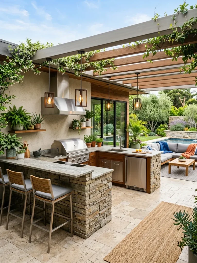 Outdoor Kitchen Corner