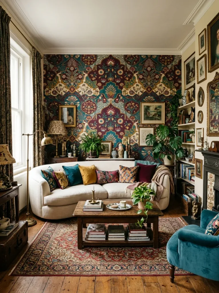 Patterned Accent Walls