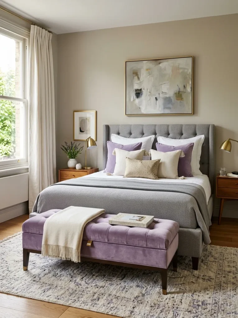 Plush Velvet Bench