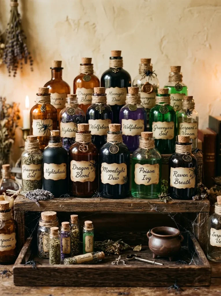 Potion Bottle Shelf