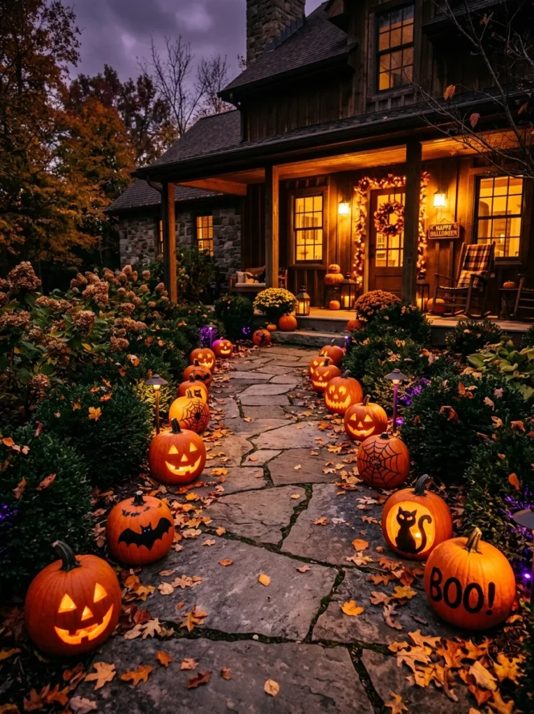 Pumpkin Path Lights