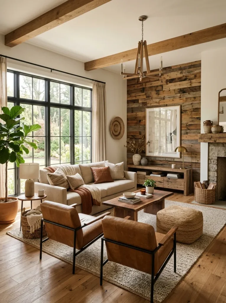Reclaimed Wood Accent Wall