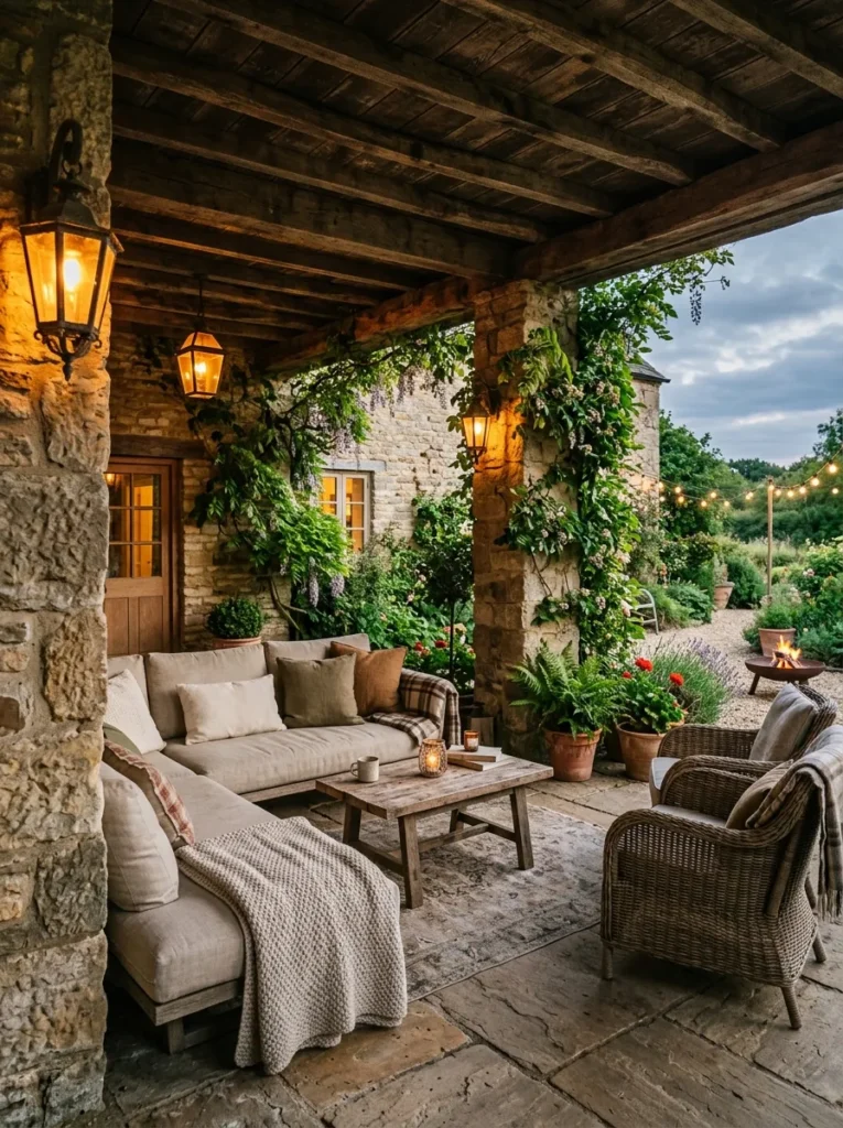 Rustic Stone Columns