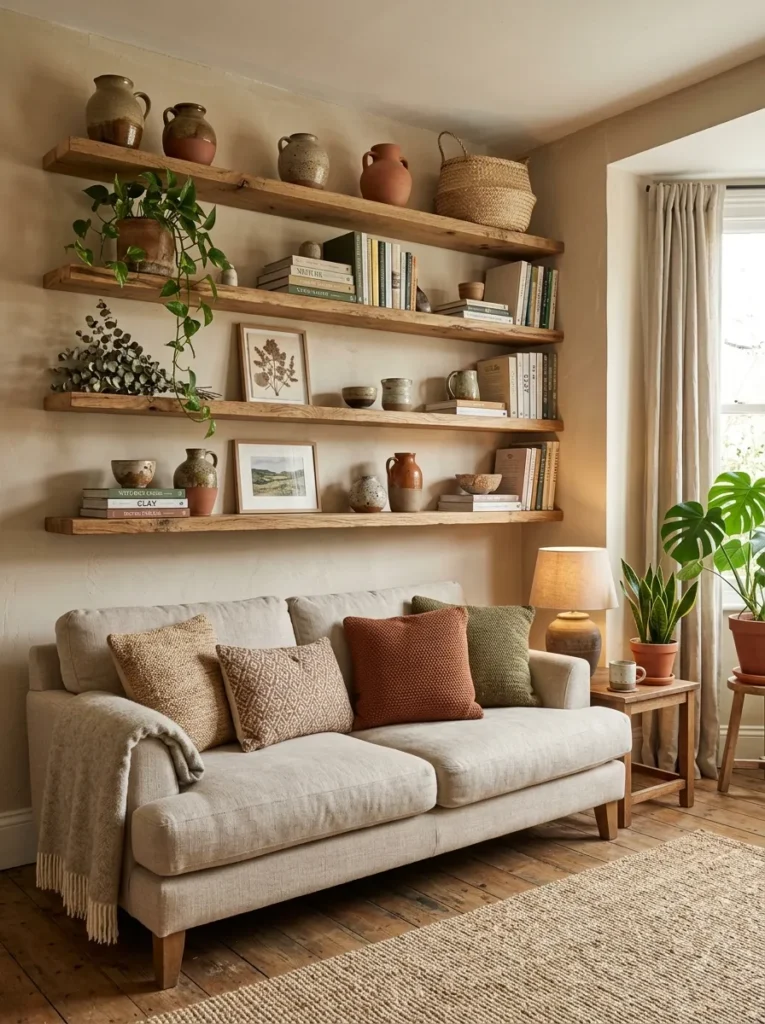 Rustic Wooden Shelves