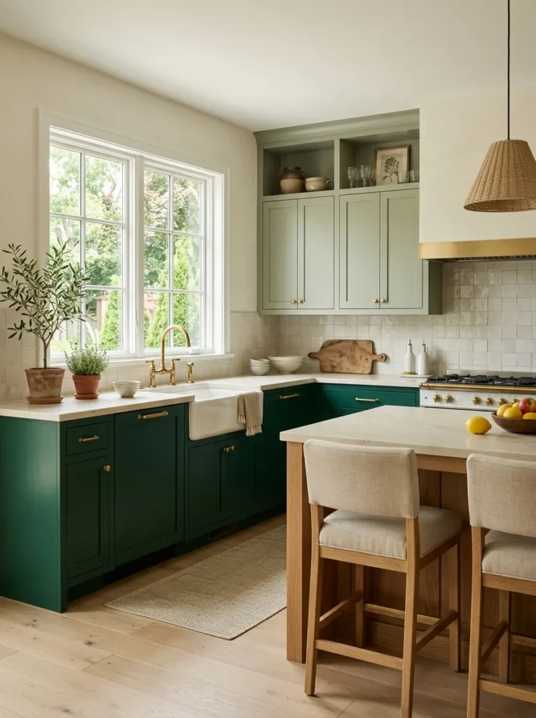 Sage And Deep Green