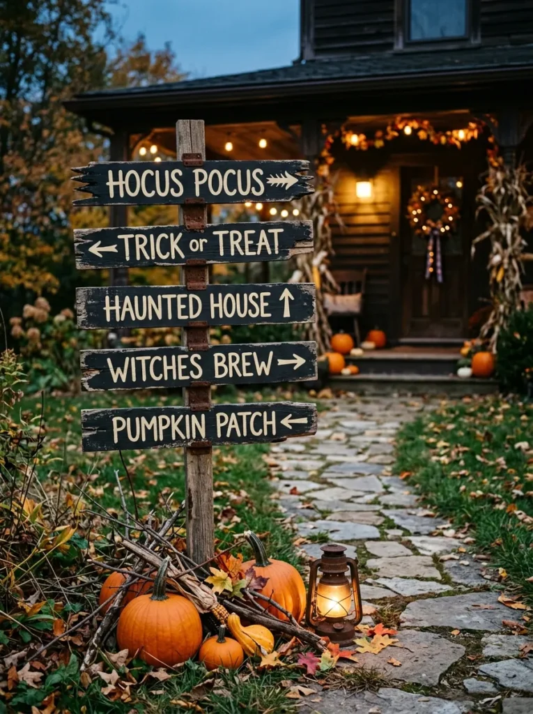 Spooky Hanging Signs