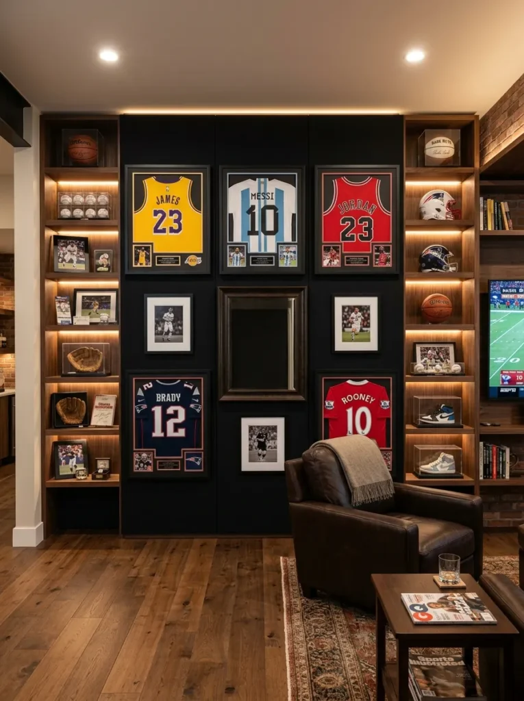 Sports Display Wall