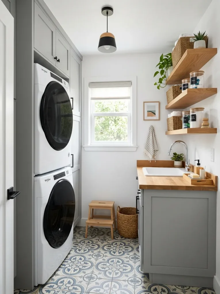 Stacked Washer Layout