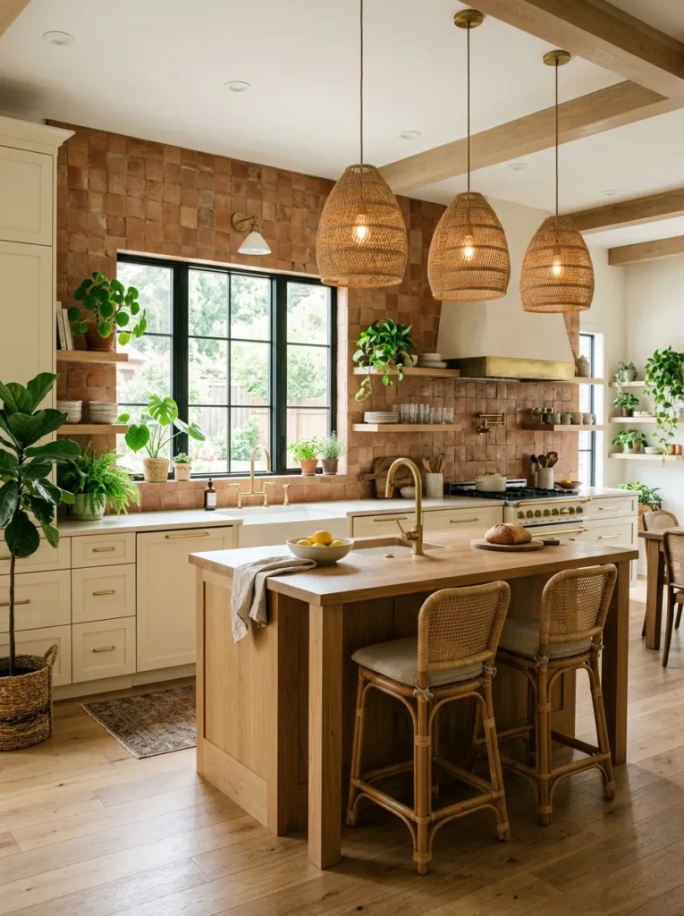 Statement Clay Backsplash
