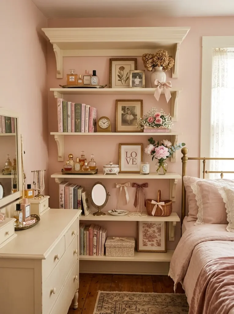 Styled Display Shelves