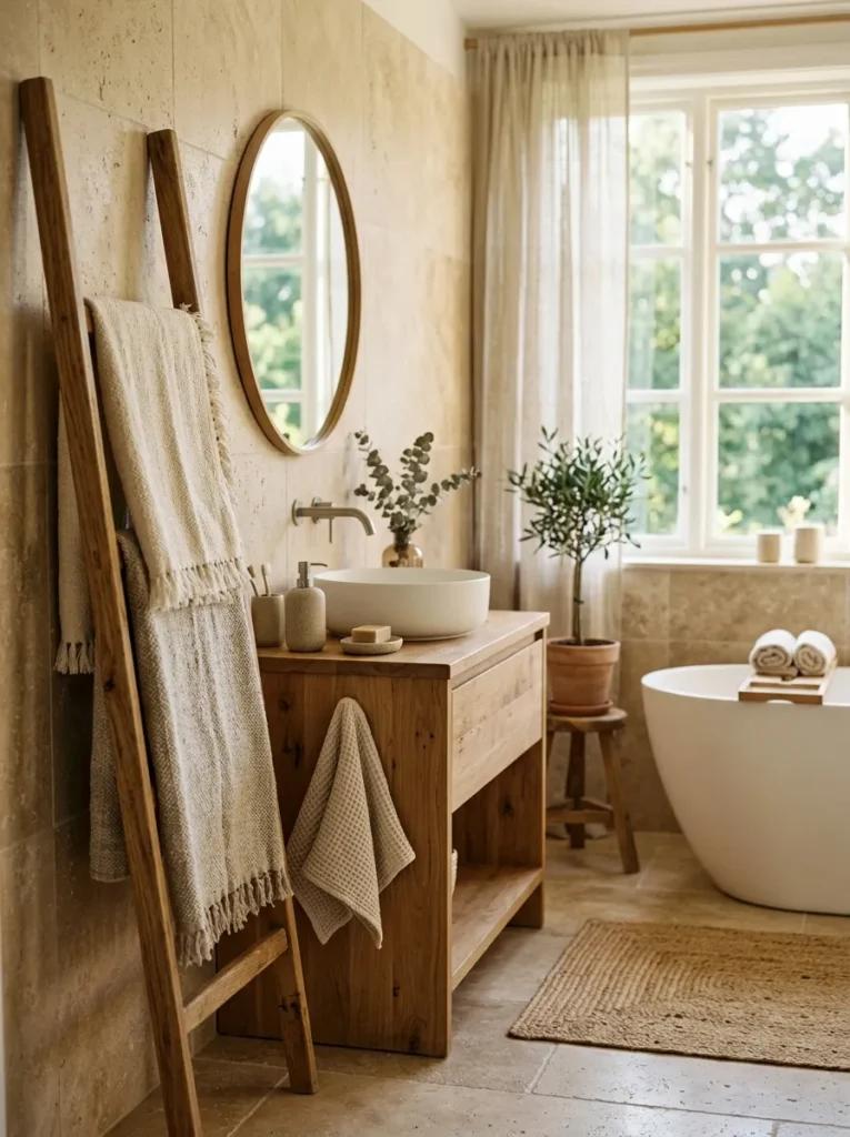 Textured Linen Towels