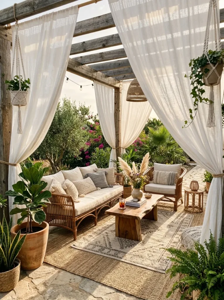 Textured Outdoor Curtains